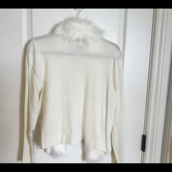 Women’s Alfani Sweater with Faux Fur - Picture 2 of 2